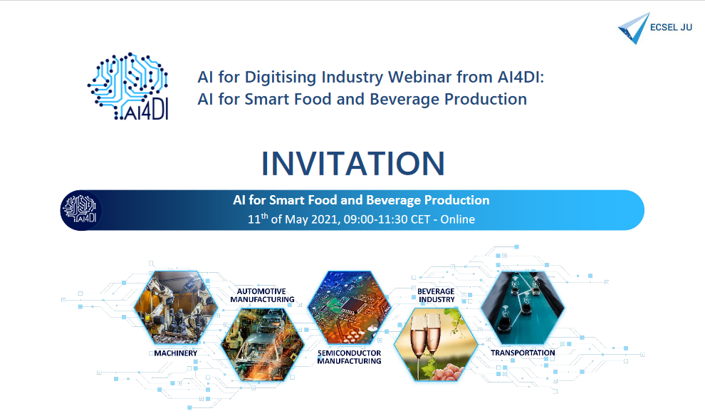  3rd AI4DI Webinar: AI for Smart Food and Beverage Production