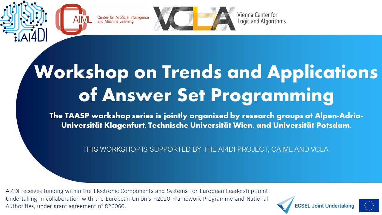 Workshop on Trends and Applications of Answer Set Programming